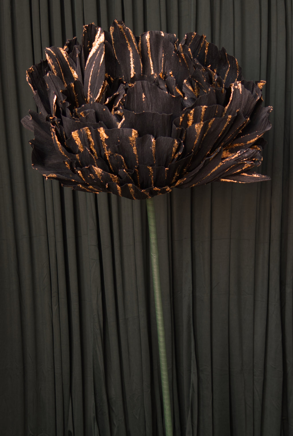 Black and Gold Double Peony RENTAL